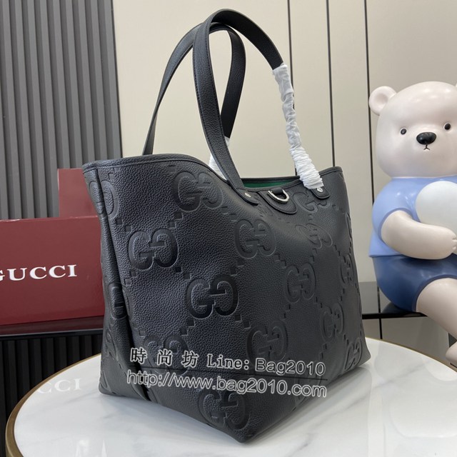 Gucci專櫃古馳最新款2025早春系列粒面購物袋 jh2010型號：818771